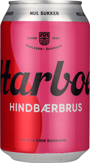 Harboe Hindbær Nul Sukker  33Cl