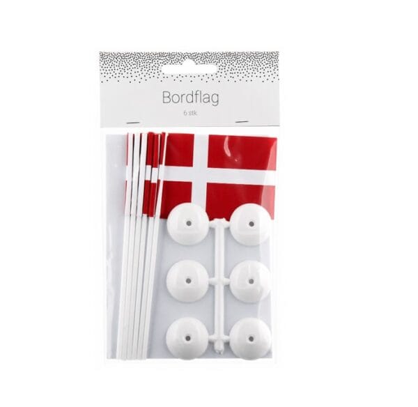 Danske Flag M/Fod 8 Stk H:15Cm | OnlinebutikkenDanske Flag M/Fod 8 Stk H:15Cm | Onlinebutikken
