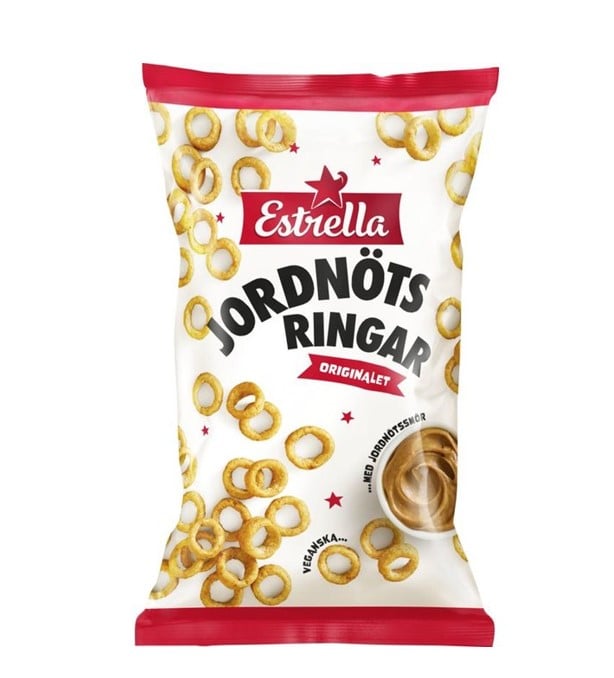 Estrella Jordnötsringar 175 g sprøde jordnødderinge