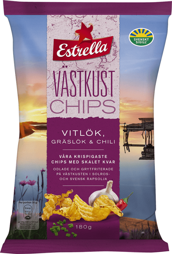 Estrella Västkustch.Vitlök/Gräslök/Chili