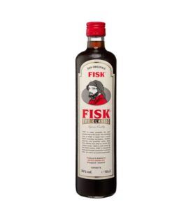 Fisk lakridslikør flaske