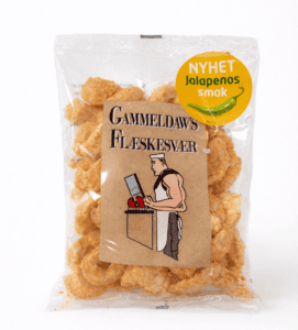 Øffer flæskesvær med jalapeños 75 g.