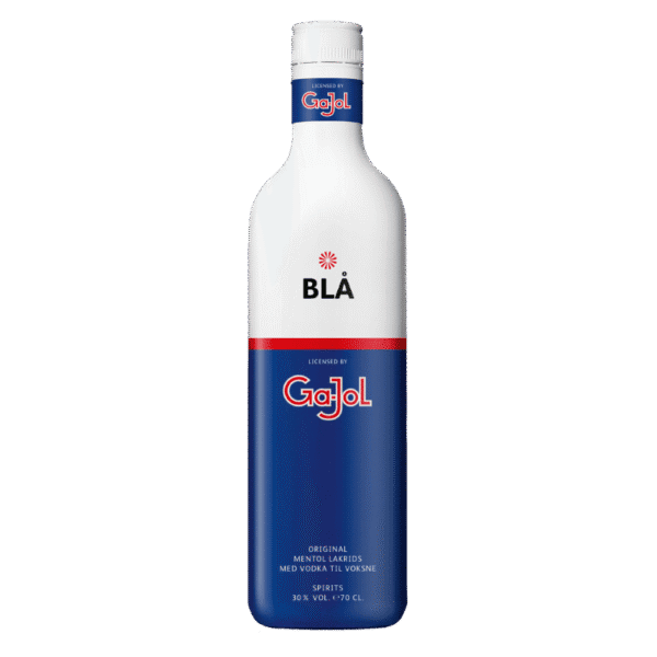 Ga-Jol Blå 30% 70 cl lakridslikør flaske