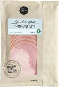 Gestus hamburgerryg skiver 100 g dansk pålæg