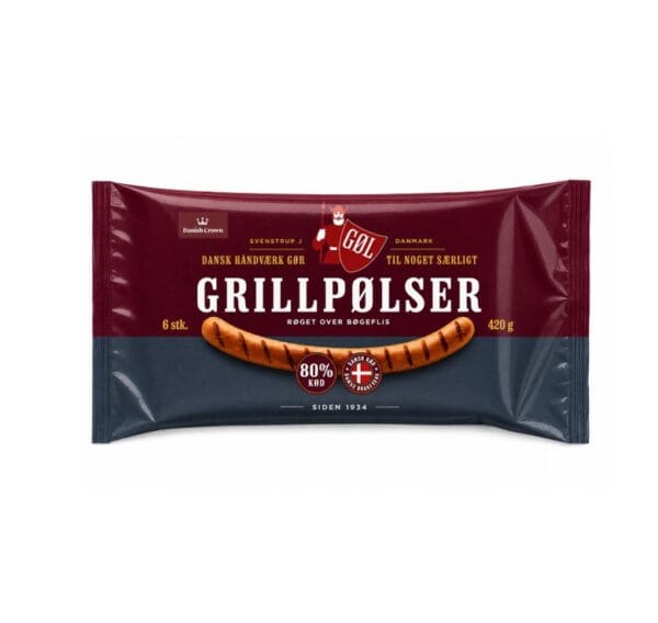 Gøl Grill/Pandepølser 420 Gr