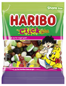 Haribo Click Mix vingummi pose 120 g