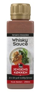 Jensens whiskey sauce cremet grillsauce til bøf og kød
