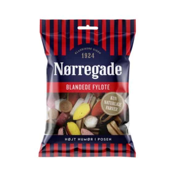 Nørregade blandede fyldte lakridsbolsjer 100 g