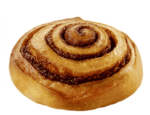 Kanelsnegle i pose, klassisk dansk bagværk med kanelremonce og glaze
