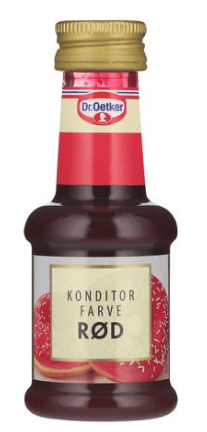 Dr Oetker Konditorfarve Rød til kager og glasur