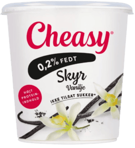 Cheasy Skyr 0,2% Vanilje proteinrig skyr med lavt fedtindhold