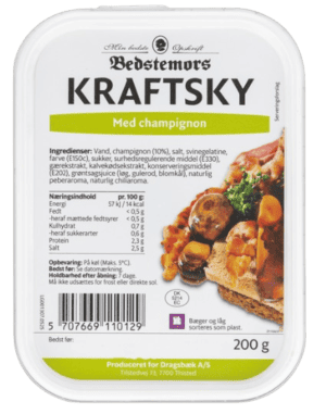 Mejlbjerg Sky med Champignon til dansk smørrebrød