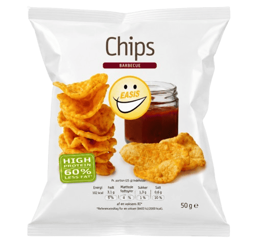 Easis Chips Barbeque 50 g med BBQ-smag