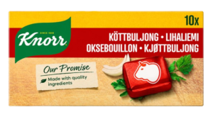Knorr Oksebouillon 10 bouillonterninger á 10 g