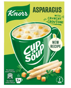 Knorr Cup Asparagus instant aspargessuppe med croutoner