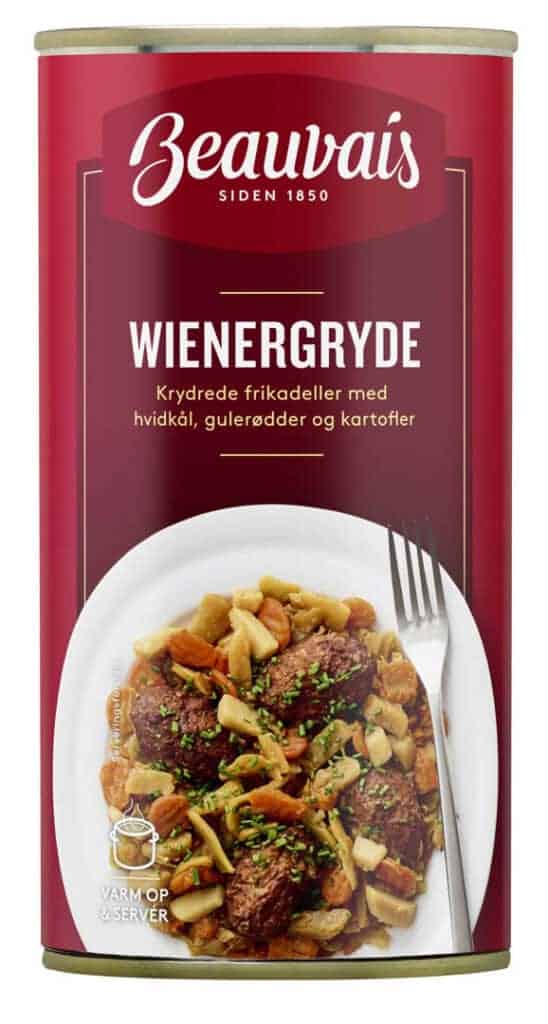 Beauvais wienergryde færdigret med pølser