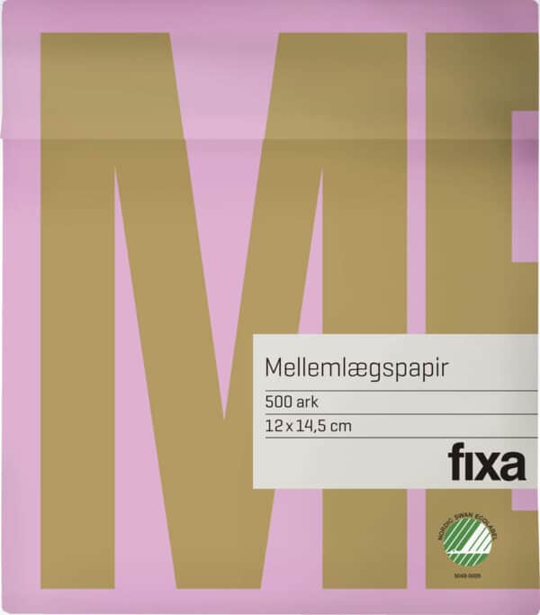 Fixa Mellemlægspapir I Ark