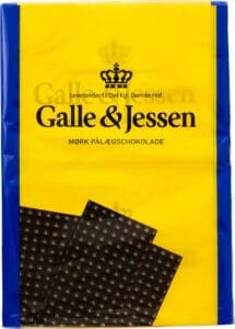 GJ Pålægschokolade Mørk 2-pak – mørk chokolade i tynde skiver til brød