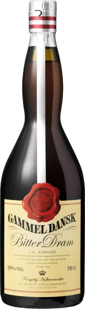 Gammel Dansk 38 procent 0,7 liter flaske