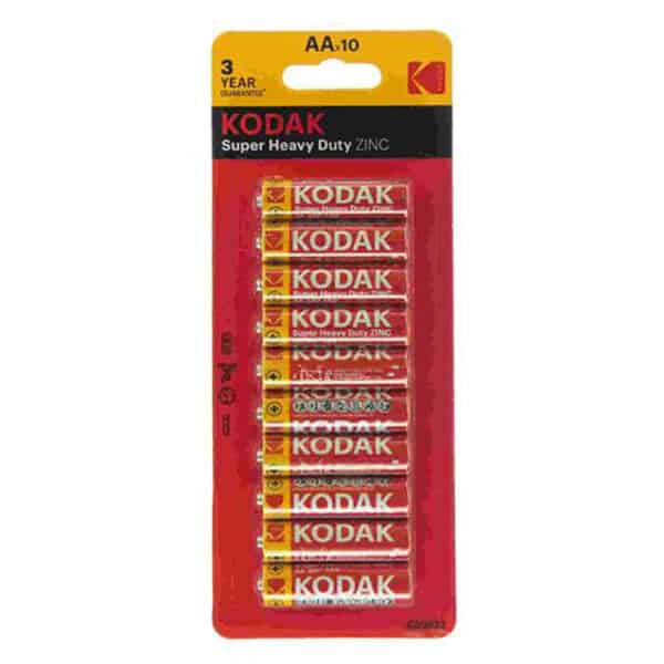 Kodak Zinc Extra Duty Aa Batteri - 10 Pk