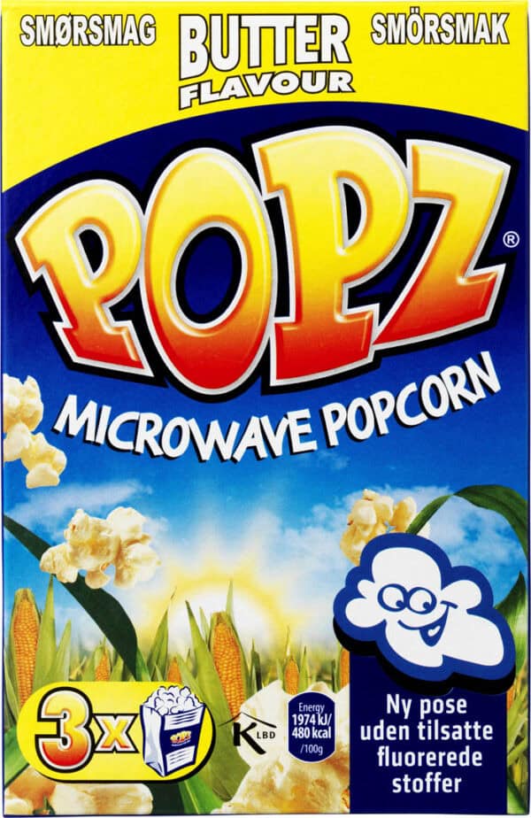 Popz Micro Popcorn Smør