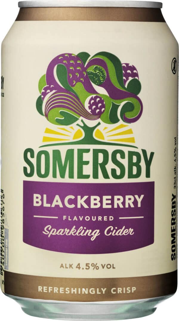 Somersby Blackberry - Brombærcider 33Cl. Dåse