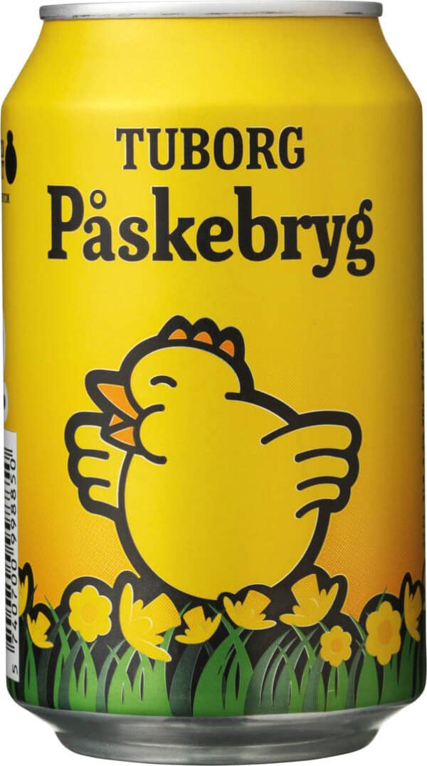 Tuborg Påskebryg - Påskeøl 5,4%, Øl, 33Cl. Dåse