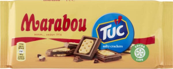 Marabou Mælk &Amp; Tuc 87 Gr.