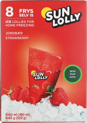 Sunlolly Jordbær