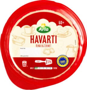 Arla Havarti 60+ dansk skæreost