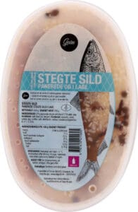Gestus Stegte Sild i glas med sildefileter i lage