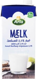 Arla Sødmælk UHT dansk sødmælk 3,5 % 1 liter