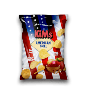 Kims American Grill kartoffelchips med grillsmag
