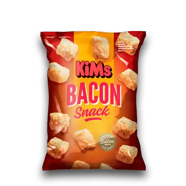 Kims Bacon Snack Krydderi flæskesvær med baconsmag