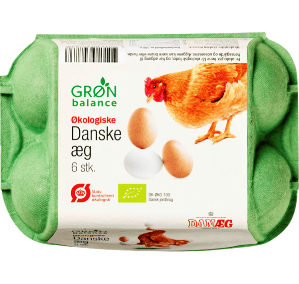 Gb Danske Økologiske Æg (6 Stk)