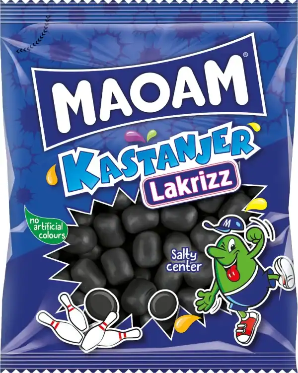 Maoam Kastanjer Lakrizz 120Gr.