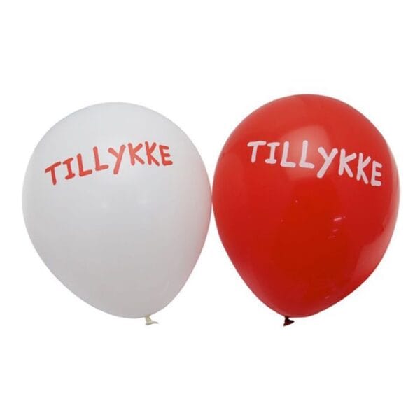 Tillykke-balloner