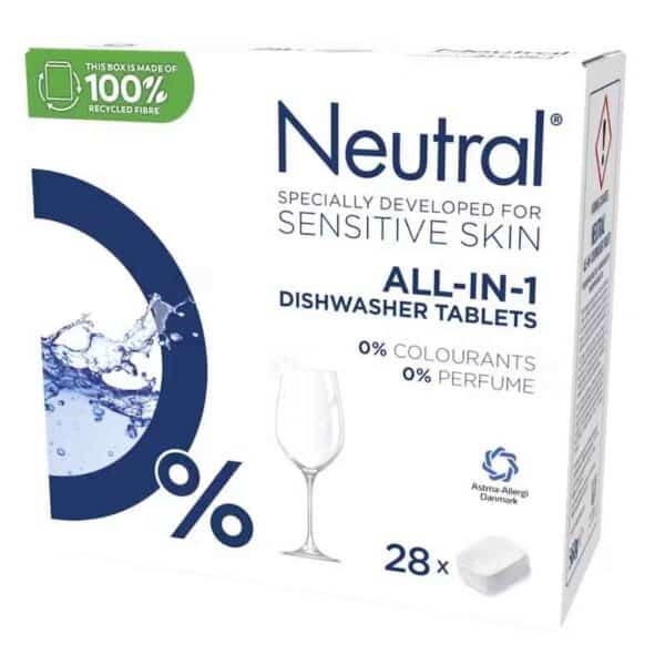 Neutral Dishwasher Tablets 28 Stk(Udgået)