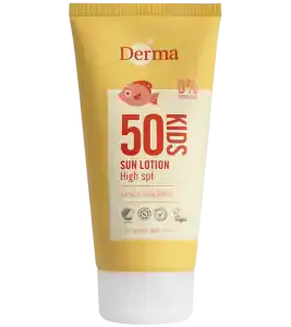 Derma Solcreme SPF 50 Kids levering i Spanien