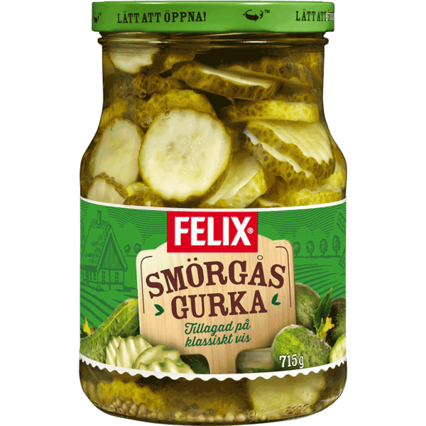 Felix Smörgåsgurka Skivad 715 G