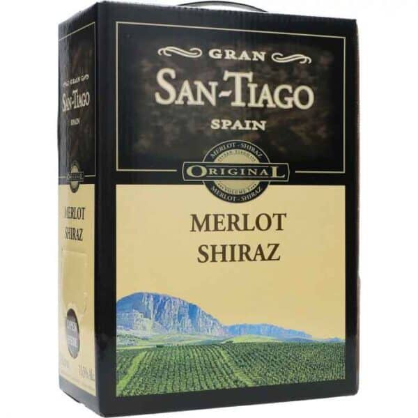 San Tiago Gran Merlot Shiraz 12,5% 3L