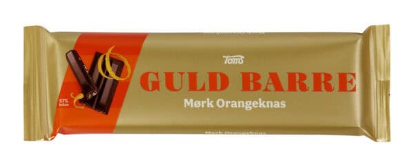Toms Guldbarre Mørk Orangeknas 80 Gr.