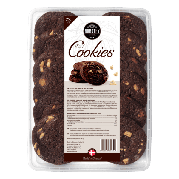 Nordthy Dark Cookies 12 Stk