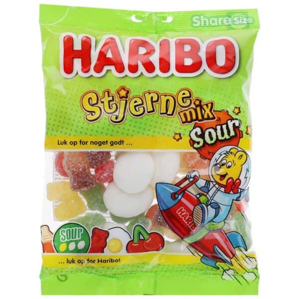 Haribo Stjerne Mix Sur 375 G