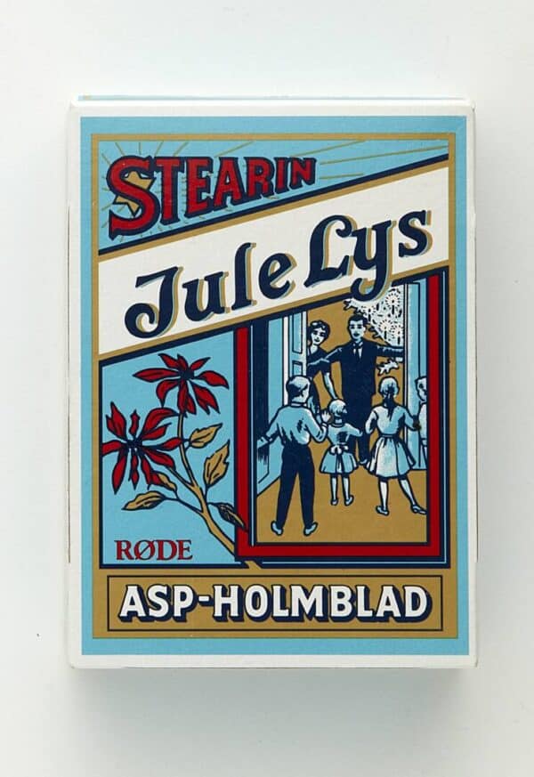 Juletræslys Ren Stearin Rød 20 Pk