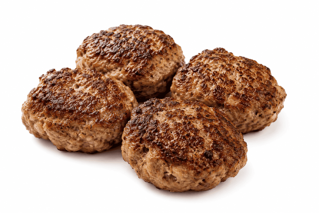 Slagter Frikadeller 4 stk håndlavede danske frikadeller i Spanien
