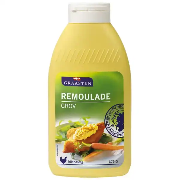 Graasten Grov Remoulade 375 g – klassisk dansk remoulade fra Onlinebutikken.com