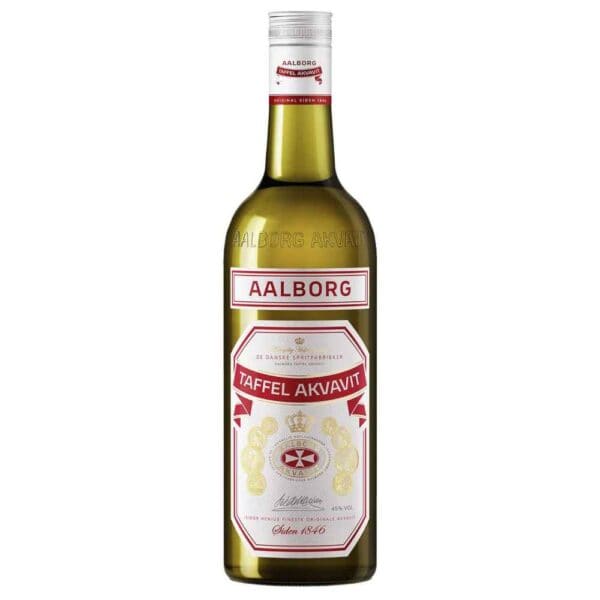 Aalborg Taffel Akvavit Rød 45% 1 L.