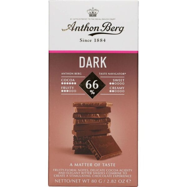 Anthon Berg A Matter Of Taste Dark 66% 80G