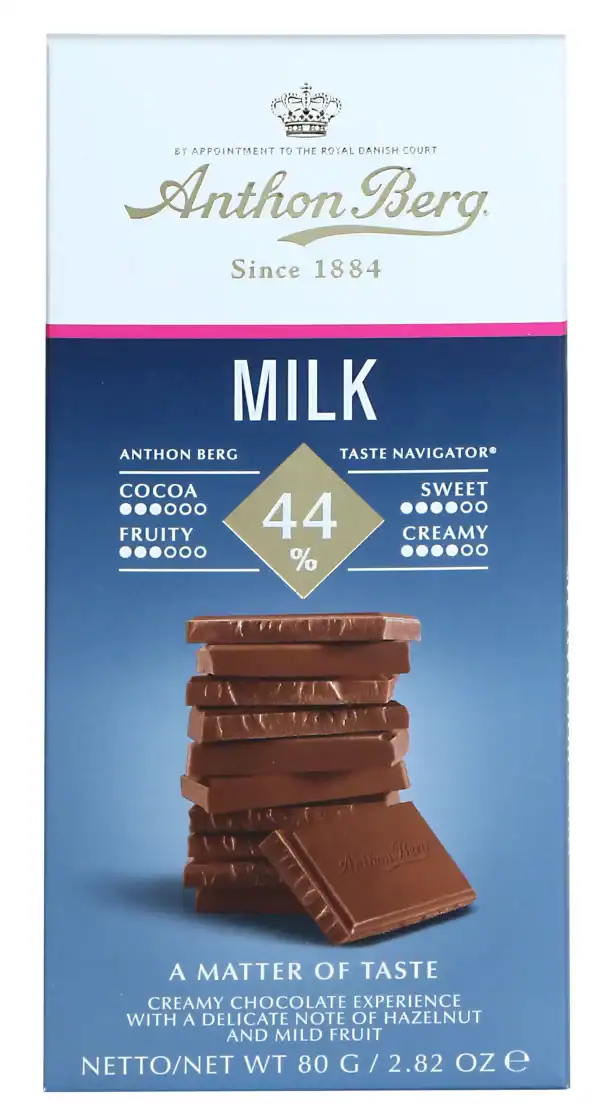 Anthon Berg A Matter Of Taste Milk 44% 80G